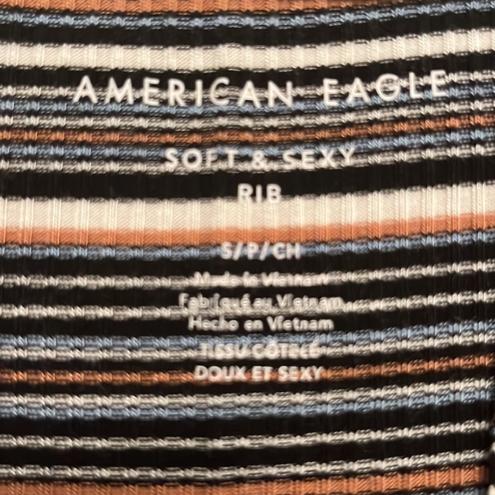 SOFT & SEXY American Eagle Rib Tank Top - Picture 2 of 2